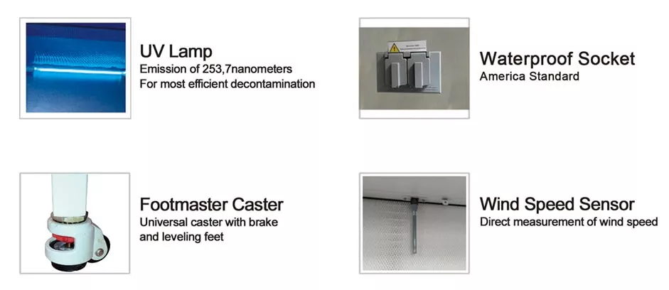 ETL Certified Vertical Laminar Flow Cabinet