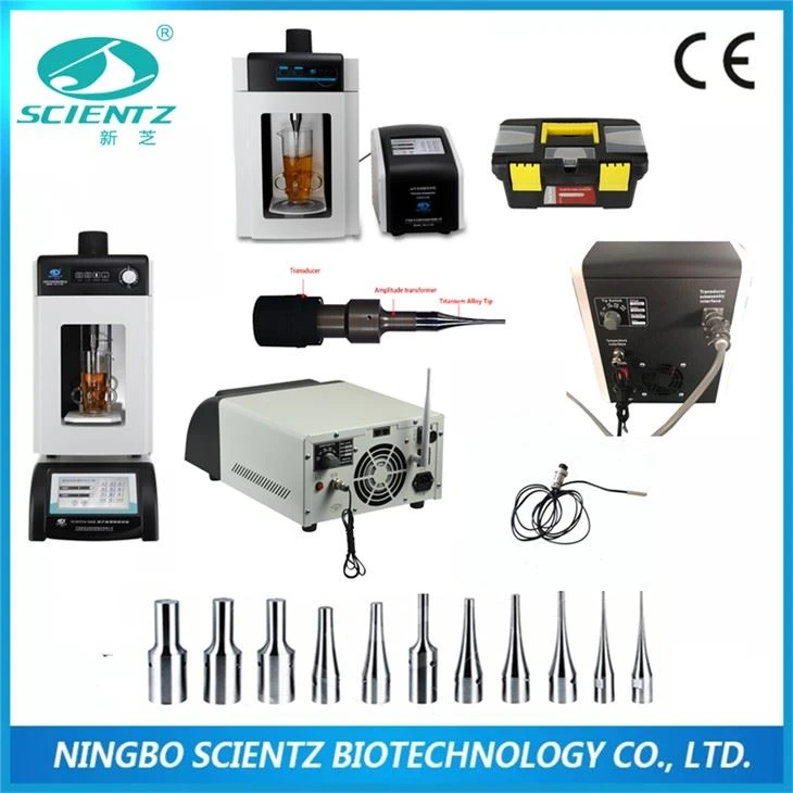 Touch Screen Display Ultrasonic Probe Sonicator Nanomaterials Ultrasonic Homogenizer